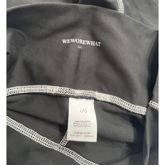 WeWoreWhat Corset Biker Short in Black - Picture 5 of 5